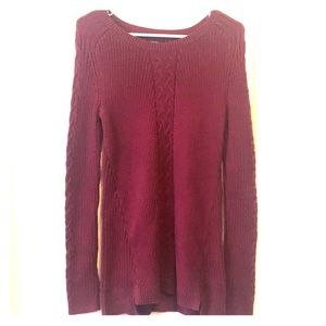 Burgundy Knit Sweater
